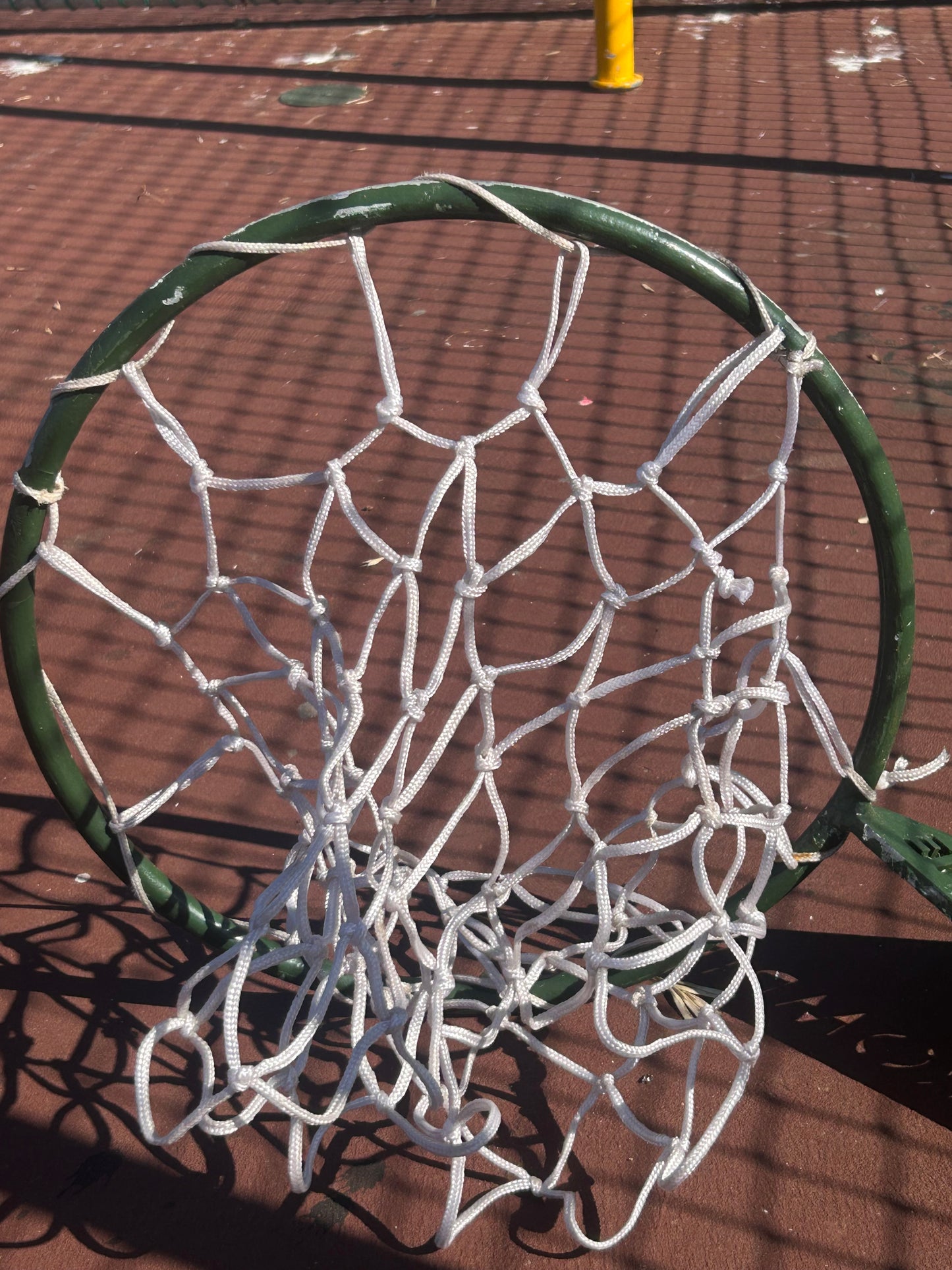 Netball Post with Junior and Senior Hoops + Sleeve (Galvanized)