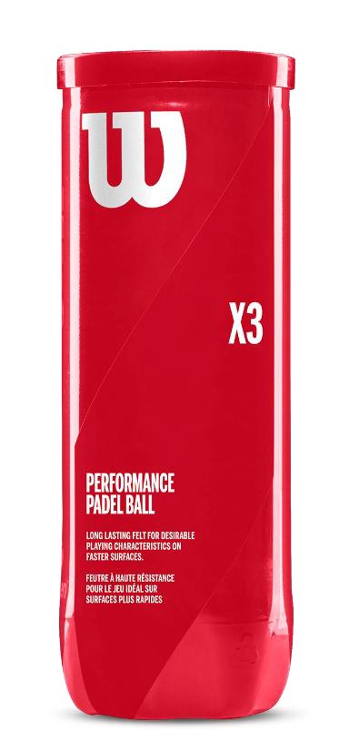 Wilson X3 Padel Balls – 3 Ball Can – catalogue photo 2