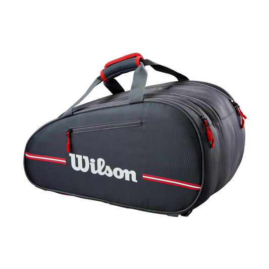 Wilson Team Padel Bag – Grey/Red – catalogue photo 1
