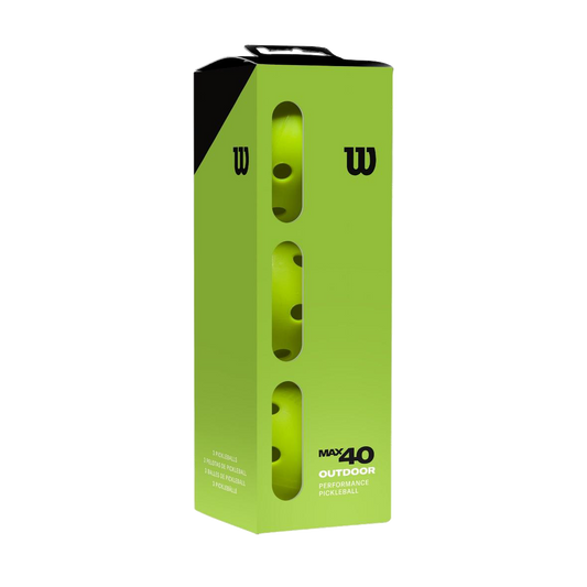 Wilson Max 40 Outdoor Pickleballs – 3 Pack – catalogue photo 1