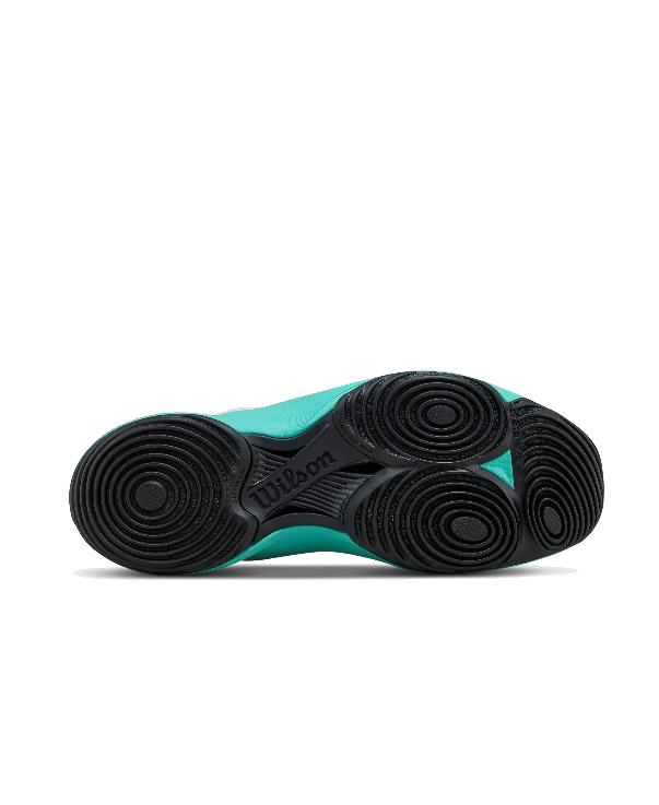 Wilson Hurakn Lite Ladies’ Padel Shoes – White/Turquoise/Black – catalogue photo 2